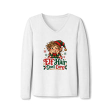 Load image into Gallery viewer, Women's Long Sleeve Fan Favorite V-Neck Tee