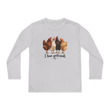 Load image into Gallery viewer, I Have Girlfriends Chicken Youth Long Sleeve Tee