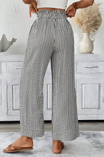 Load image into Gallery viewer, LDC Striped Knot Natural Pocket Pants: Black / S
