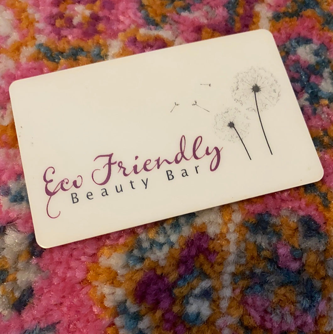 Eco Friendly Beauty Bar Gift Card